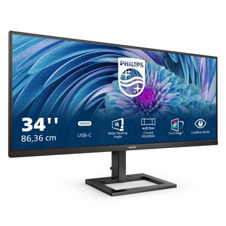 Philips E-line 346E2LAE 34 VA 3440 x 1440 (UltraWide) HDMI DisplayPort USB-C 100Hz